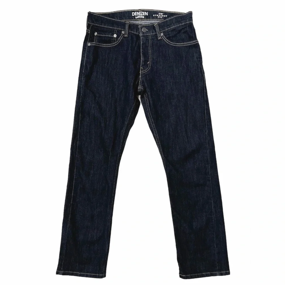 Denizen From Levi’s 218 Straight Fit Dark Wash Jeans 30 X 30